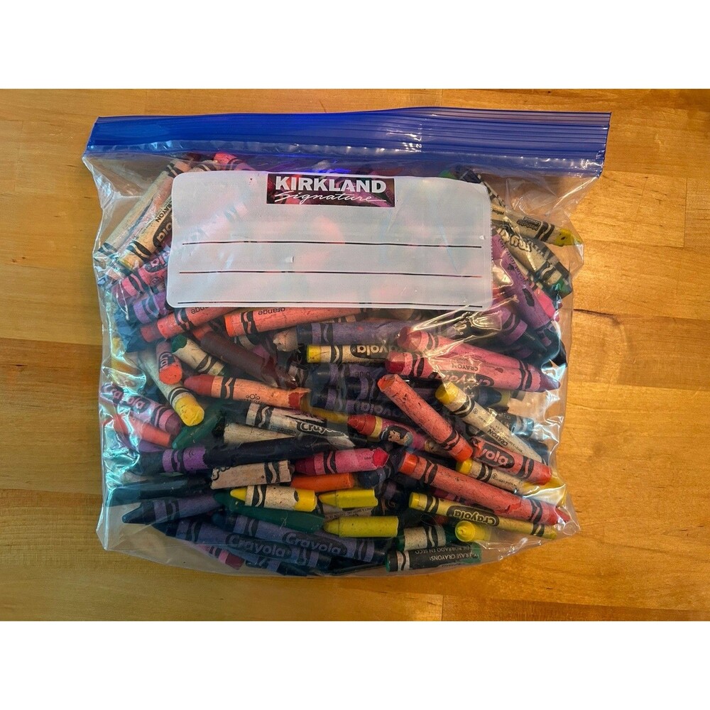 Bulk Lot Of Preschool Size Crayons 3.5 Lbs Assorted Colors And Conditions